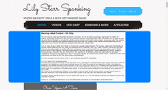 Desktop Screenshot of lilystarr.com